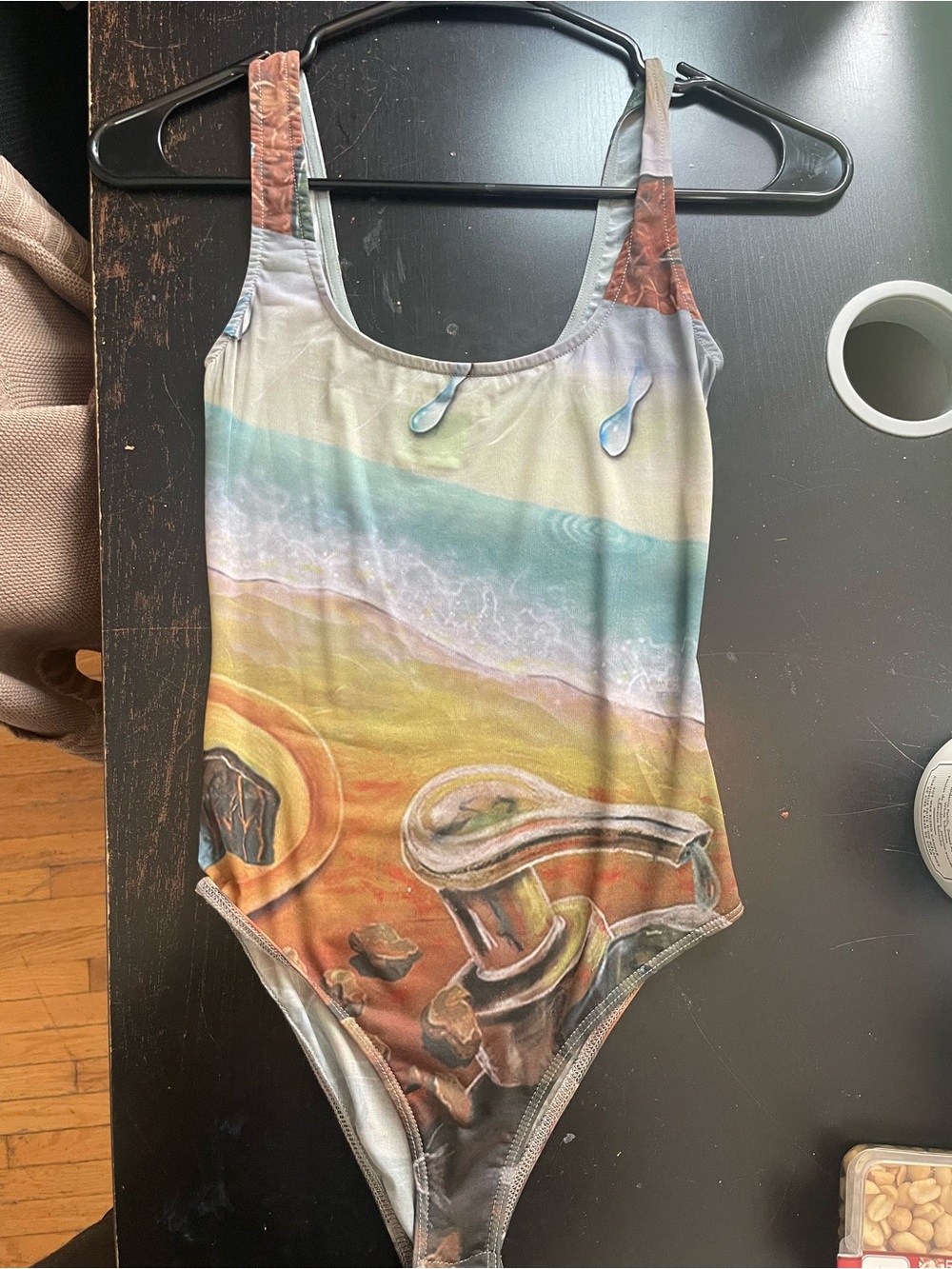 Zara Coastal Print Bodysuit —  Vibrant And Luminous Look